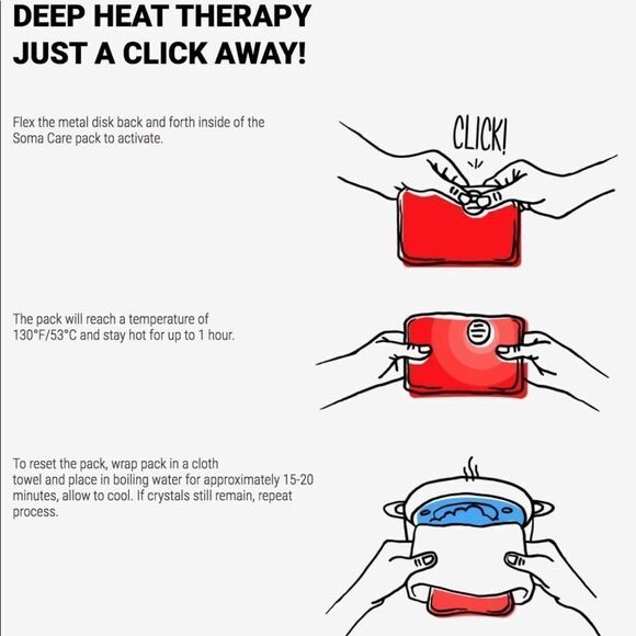 Soma Care 6 Piece Sport Pack Heating Pads - Picture 3 of 3